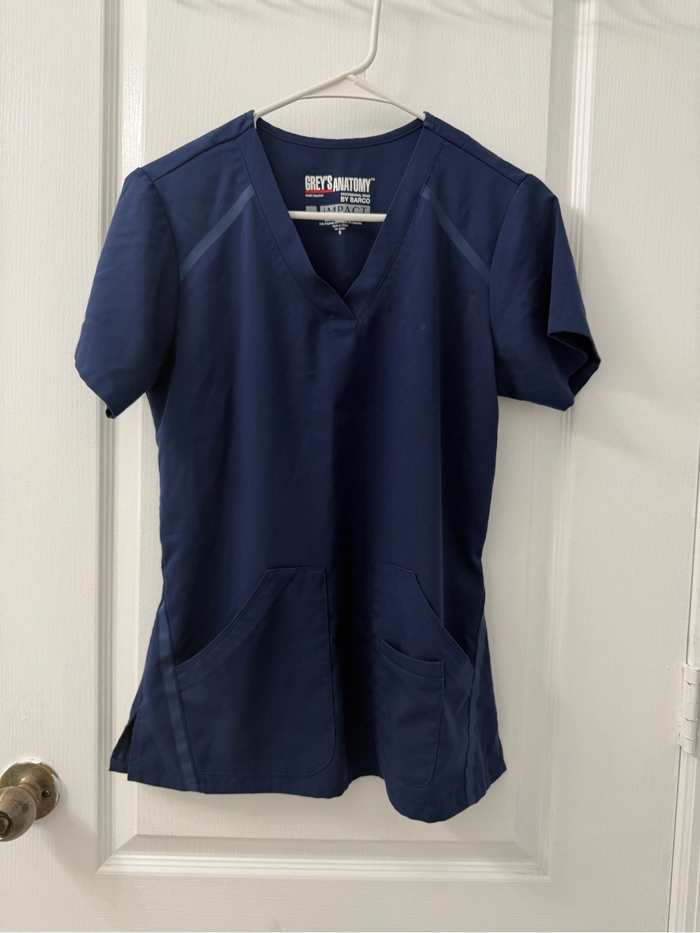 Grey's Anatomy Impact Women's Elevate Scrub Top Indigo S - Picture 3 of 8